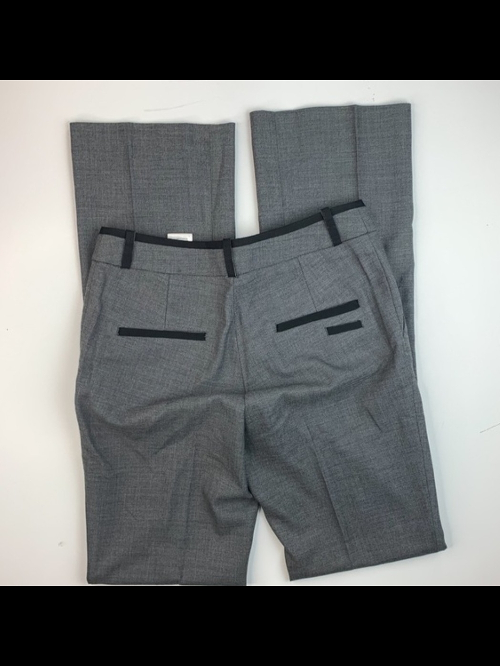 H&M Gray Dress Pants with Black Trim
